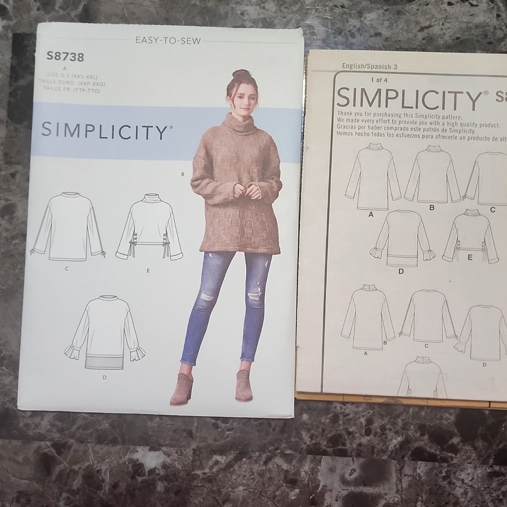 4 Simplicity Sewing Patterns - Picture 8 of 9